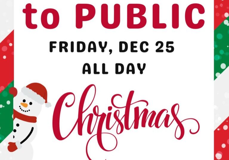 Dec 25 CLOSED
