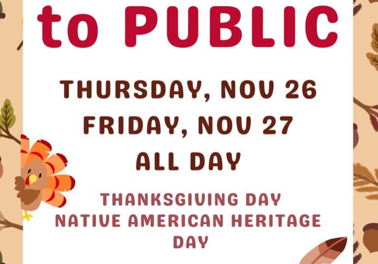 Nov 26-27 CLOSED